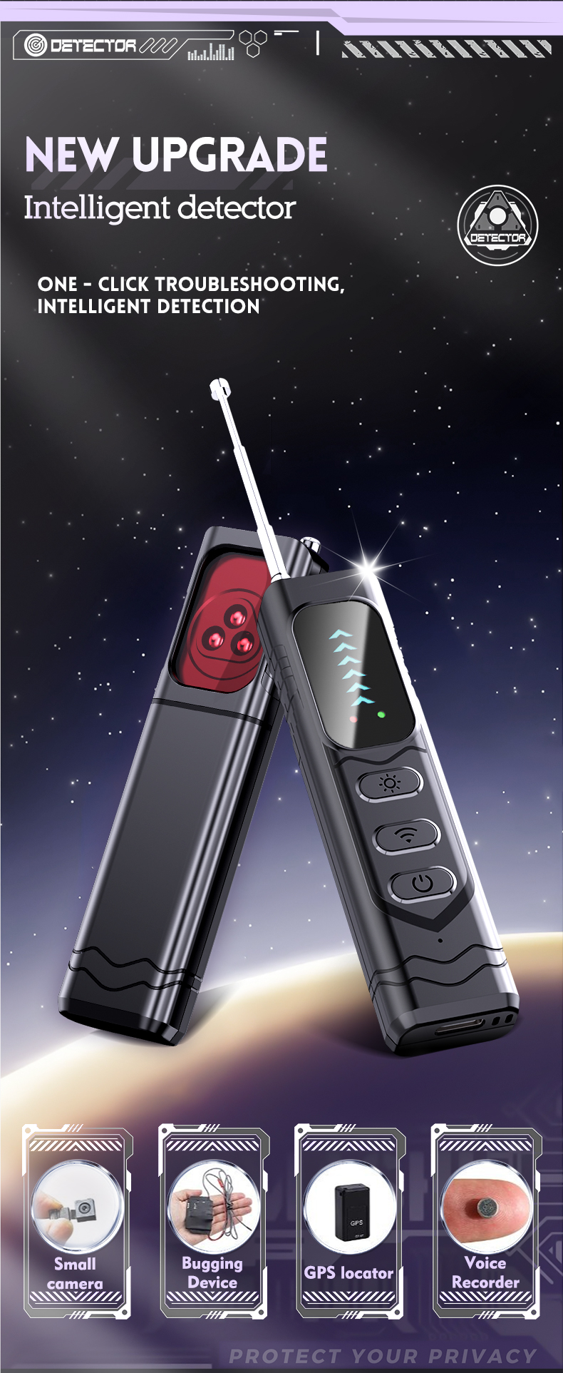 Spy Cam & Rf Signal Detector - 9