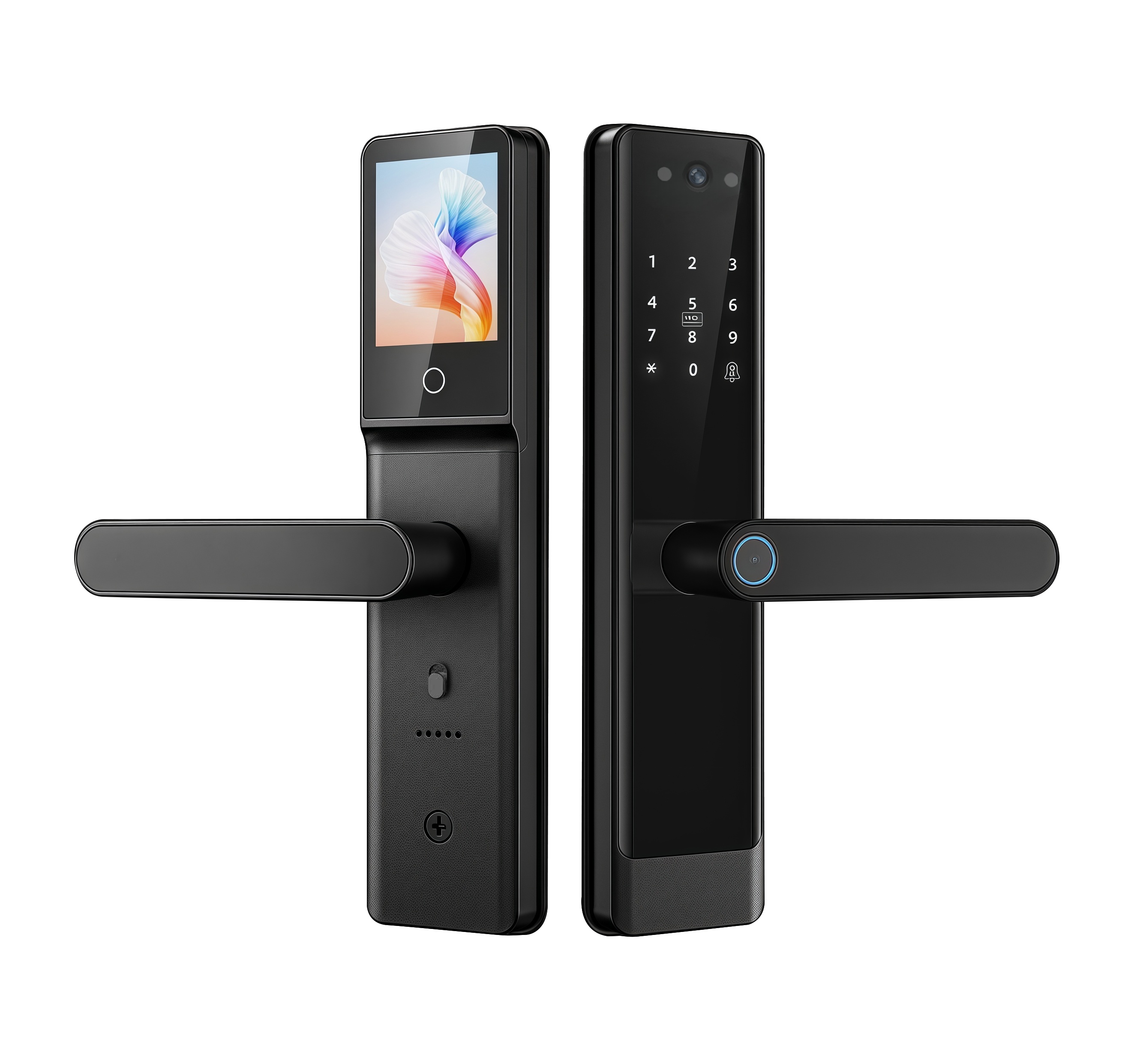 ShieldX WiFi Smart Door Lock with Face Recognition Unlock Camera & Display Tuya Smart Life (SI-A07) - 2