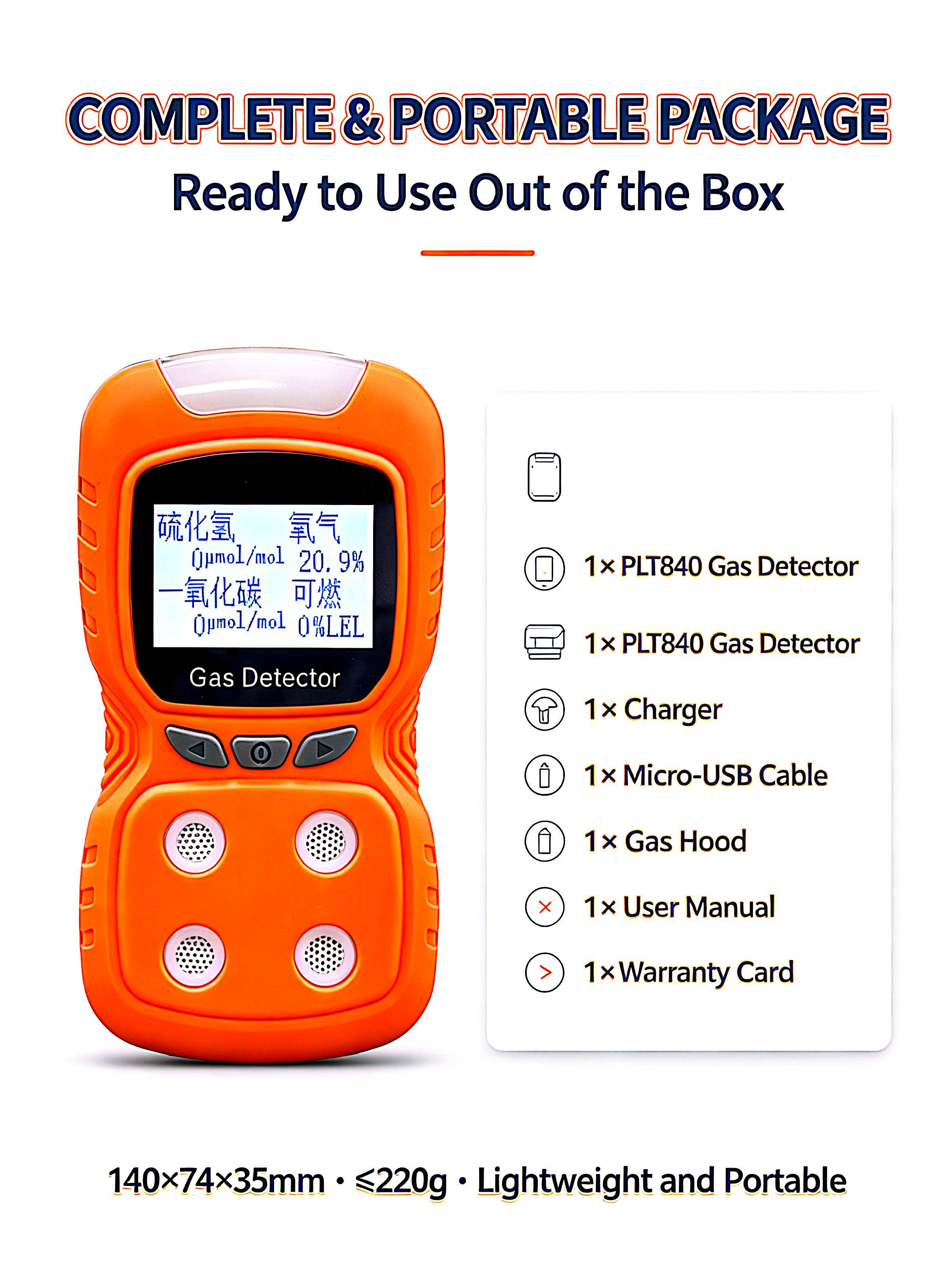Multiple Gas Detector - 5
