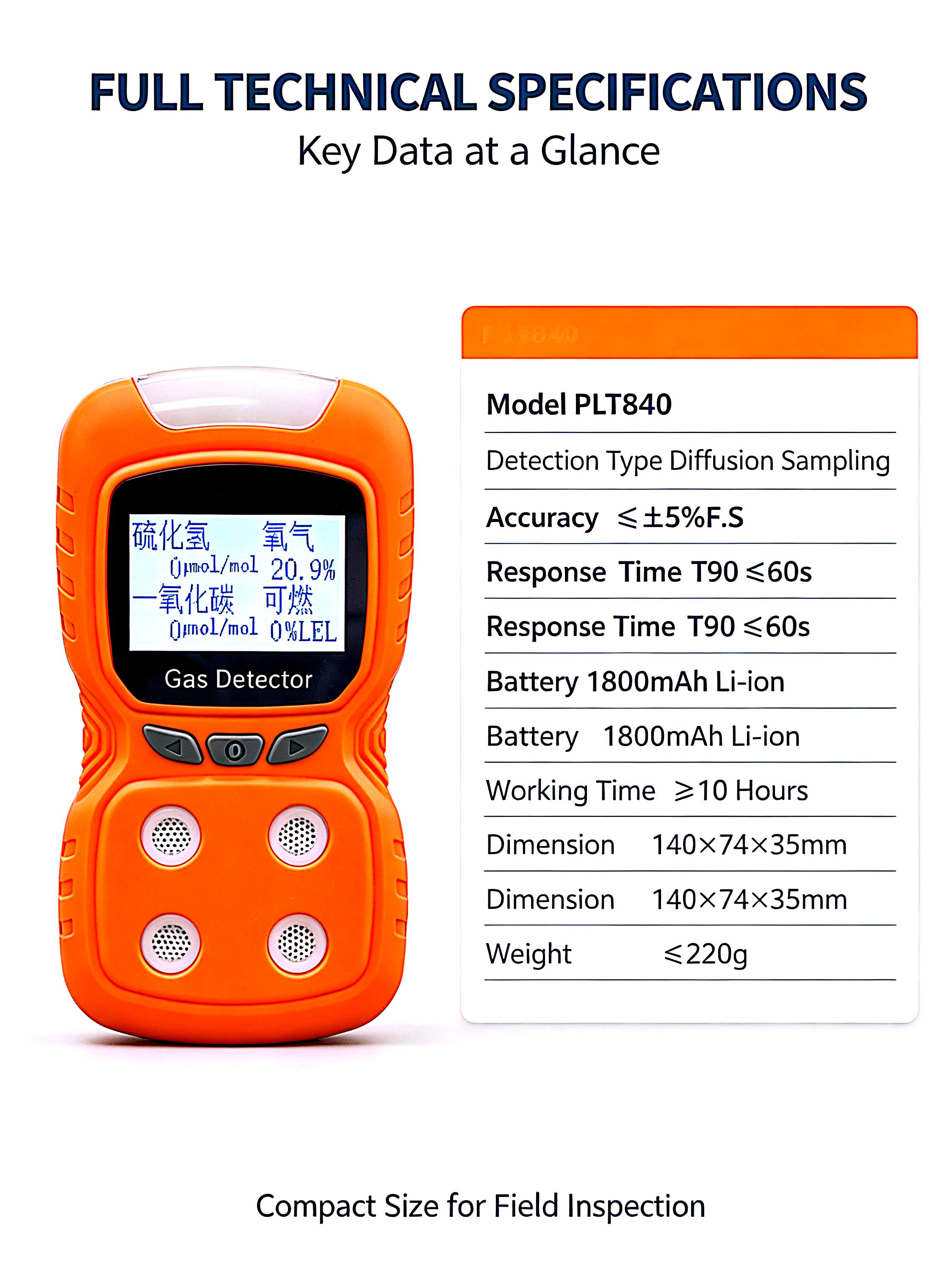 Multiple Gas Detector - 6