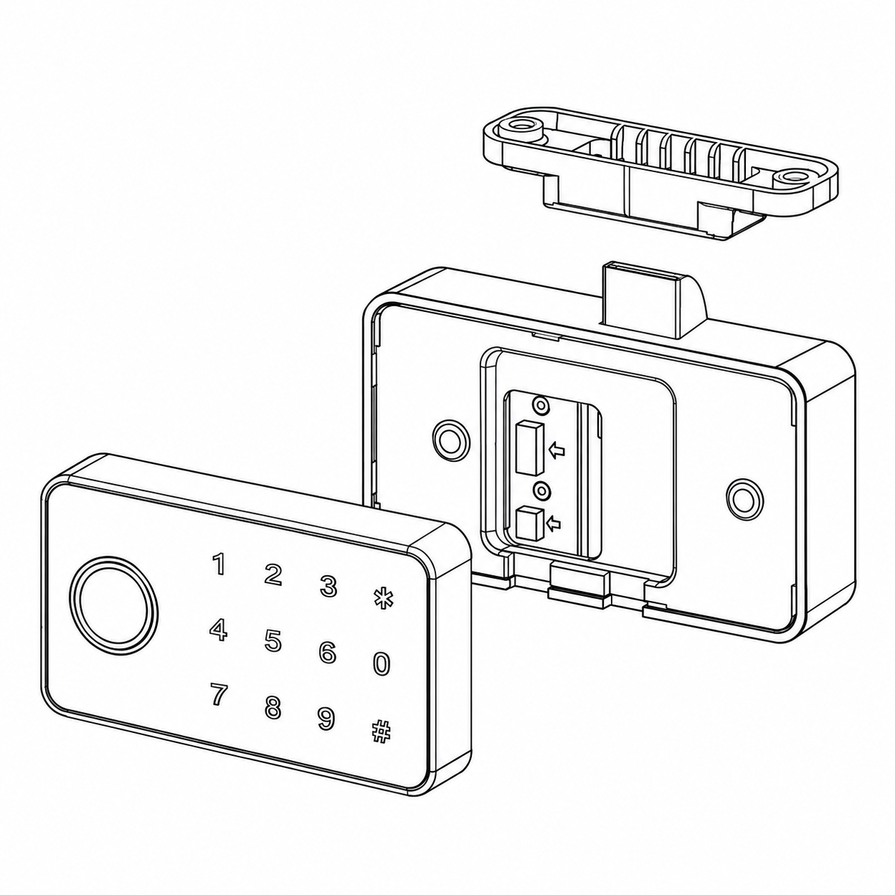 Tuya Bluetooth Smart Cabinet / Drawer Lock (SX-CL01) - 3