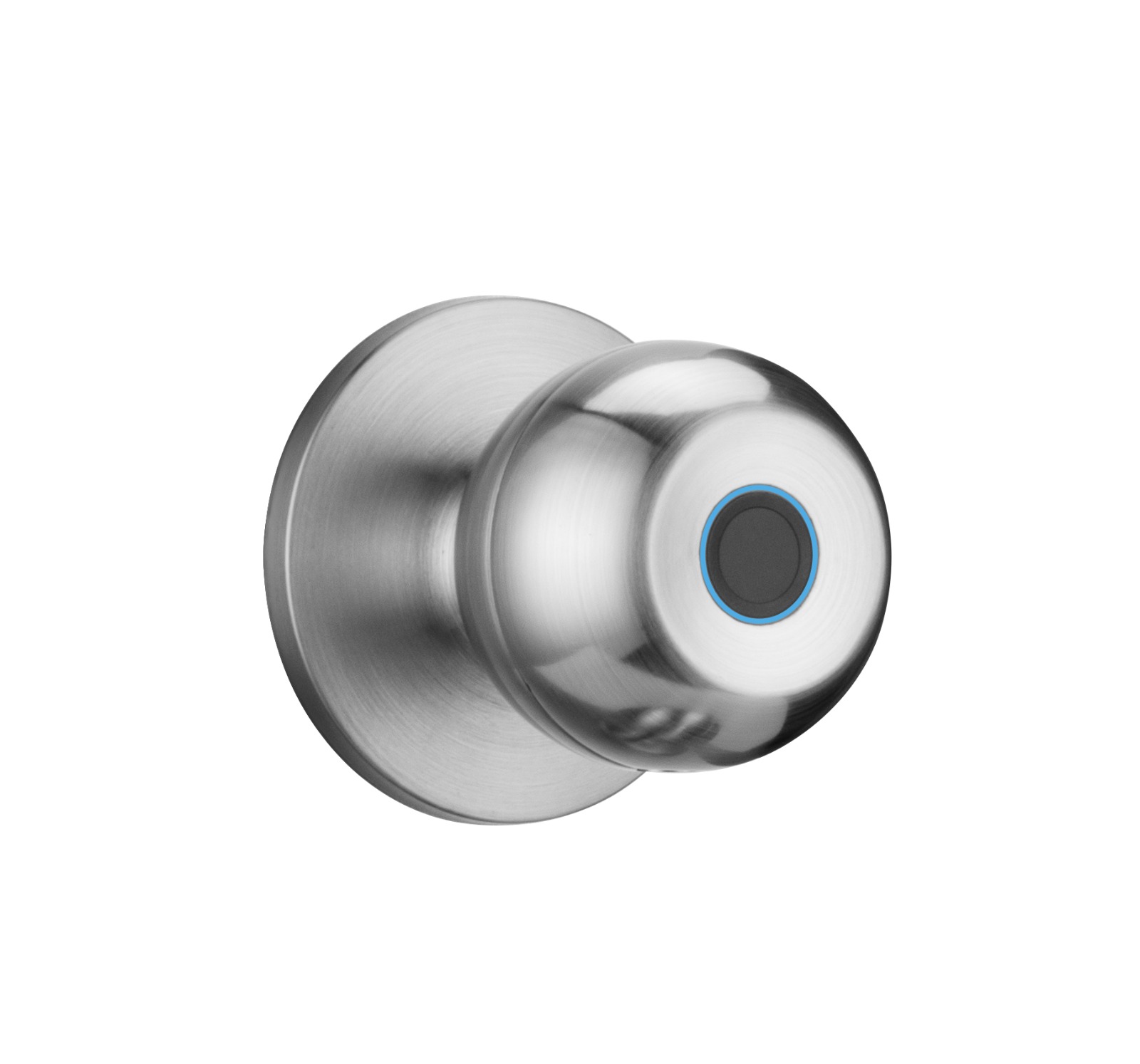 ShieldX Tuya Bluetooth Smart Ball / Round Knob Door Lock – Fingerprint, App & Mechanical Key Unlock (SX-R100)