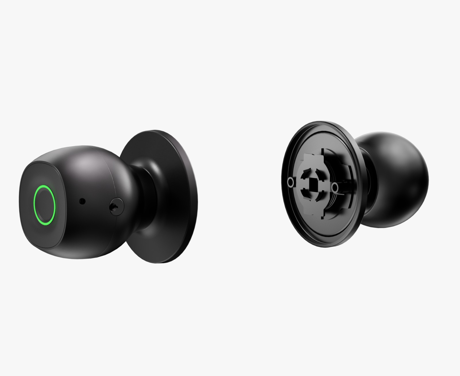ShieldX Tuya Bluetooth Smart Ball / Round Knob Door Lock – Fingerprint, App & Mechanical Key Unlock (SX-R100) - 6