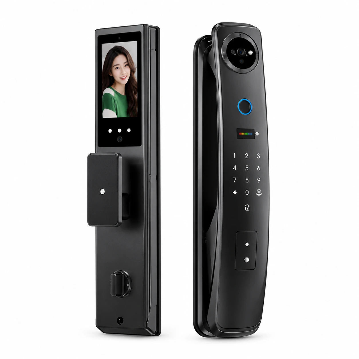 ShieldX WiFi Fingerprint Smart Automatic Door Lock – 8 Unlock Options SI-M07