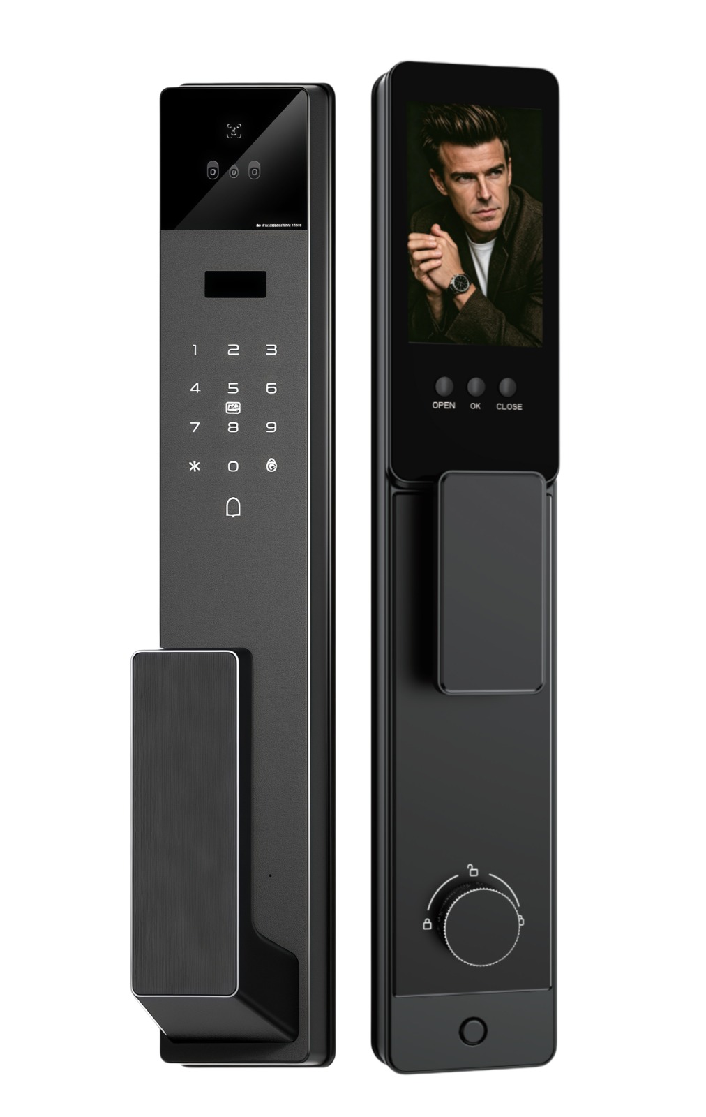 ShieldX WiFi Fingerprint Smart Automatic Door Lock – 6 Unlock Options SI-M08