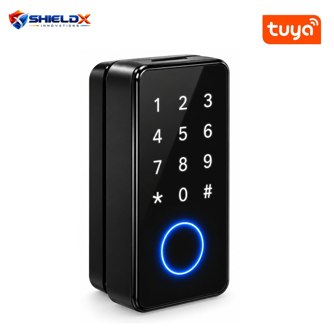 ShieldX WiFi Fingerprint Smart Cabinet Lock – 6 Unlock Options SI-C10