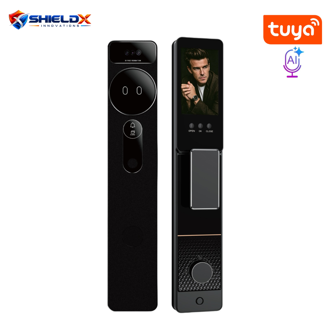 ShieldX WiFi Smart Automatic Door Lock – 8 Unlock Options SI-X10